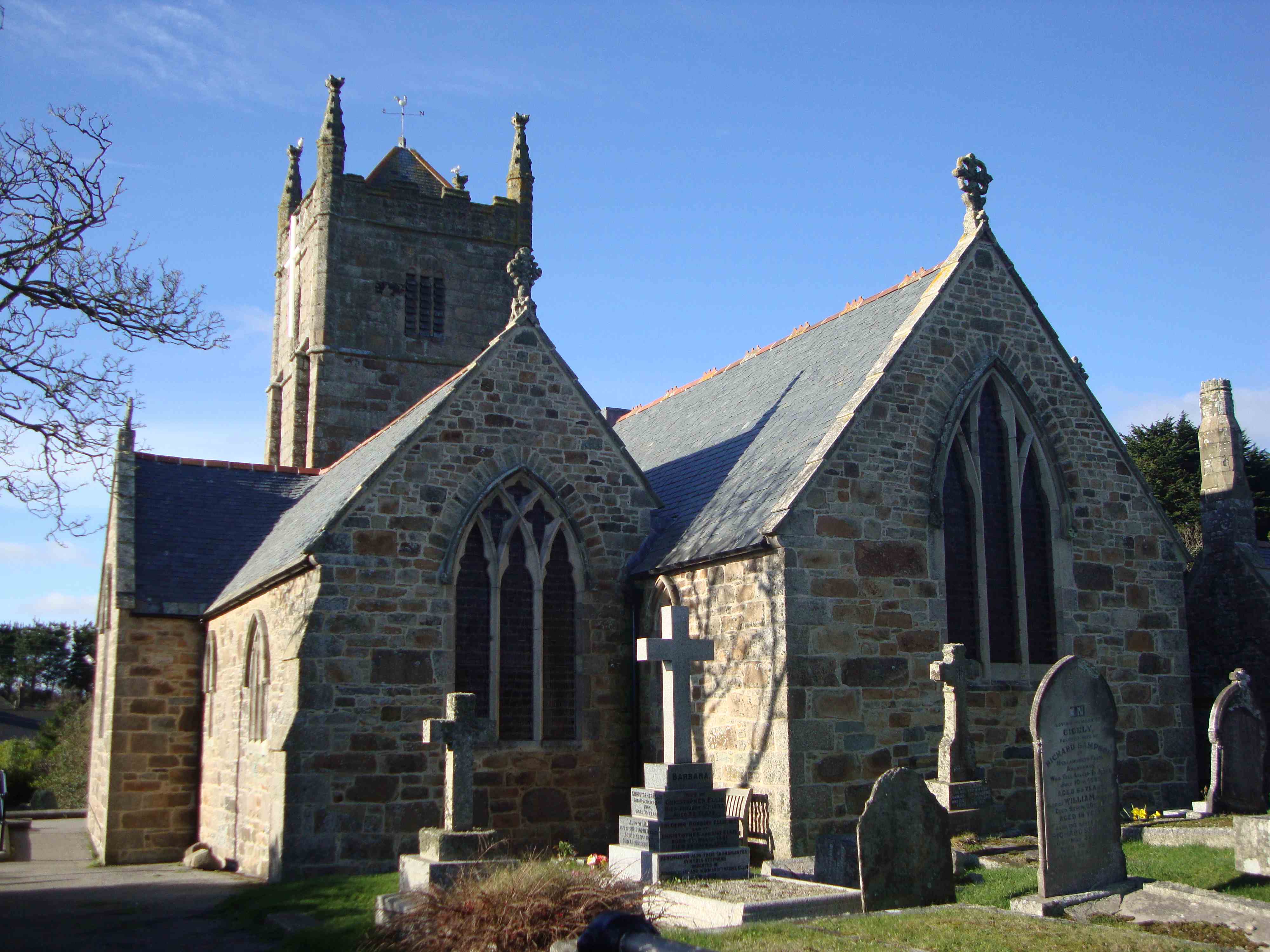 Phillack Church Cornwall St. Felicitas and Martyr